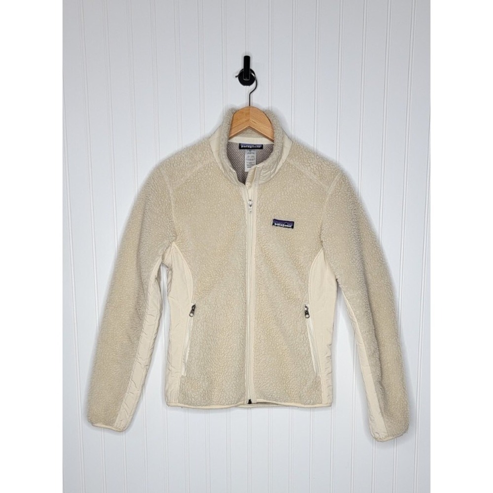 Patagonia Retro Fleece Deep Pile Sherpa Full Zip Jacket Women's Size Small